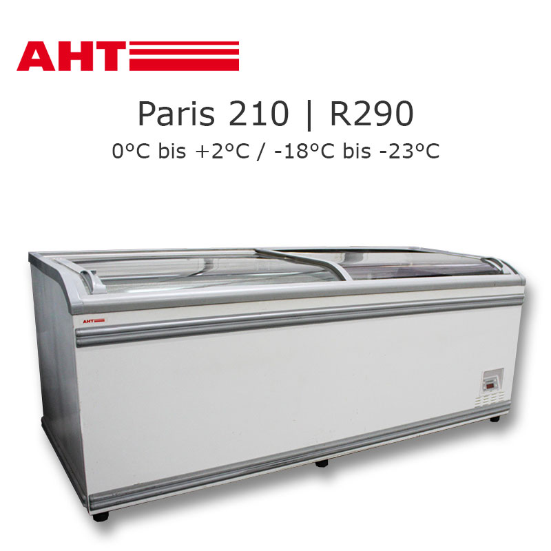 Kühltruhe / Tiefkühltruhe freezer AHT Paris 210 UVSAD