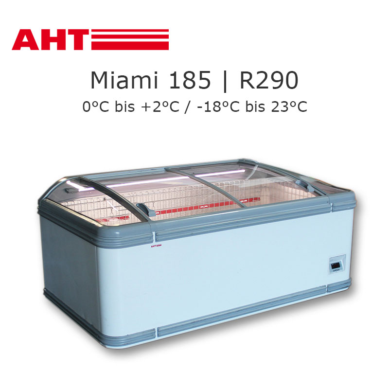 Kühltruhe Tiefkühltruhe Kopftruhe freezer AHT Miami 185 UVSAD